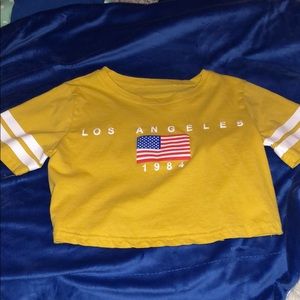 ZAFUL Los Angeles cropped shirt